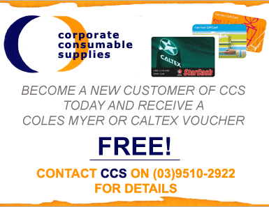 Free Coles Myer or Caltex voucher